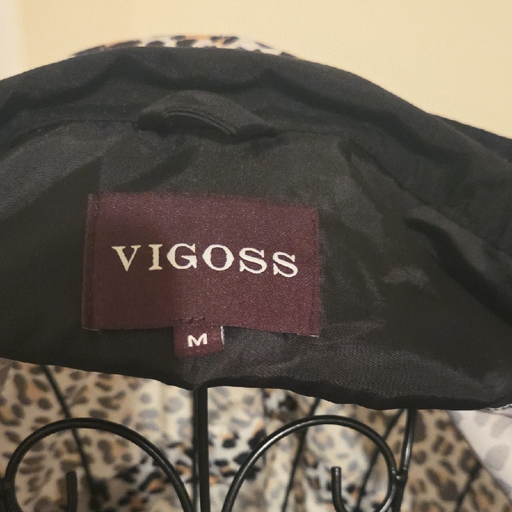 Vigoss Leopard Print Utility Jacket - image 2